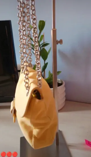 Borsetta Madeleine Vera Pelle Gialla