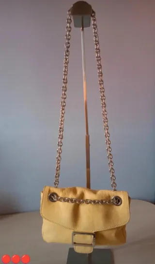 Borsetta Madeleine Vera Pelle Gialla