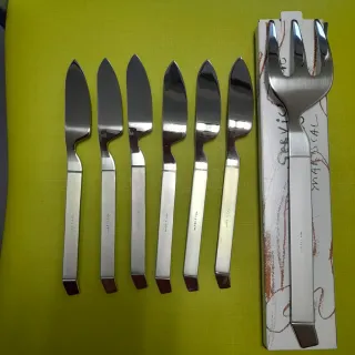 Set 6 coltelli per pesce+Forchetta MARISCAL