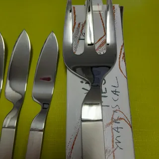 Set 6 coltelli per pesce+Forchetta MARISCAL
