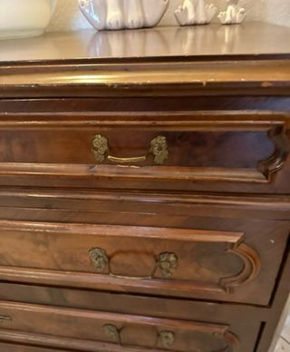 Mobile cassettone in noce massello metà '800