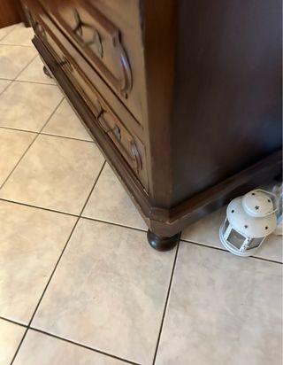 Mobile cassettone in noce massello metà '800