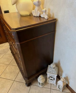 Mobile cassettone in noce massello metà '800