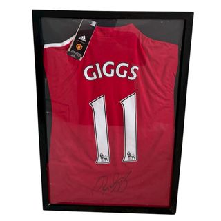 Camiseta con autógrafo de Giggs original certcerti