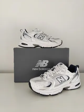 New Balance 530 Bianco Argento Blu