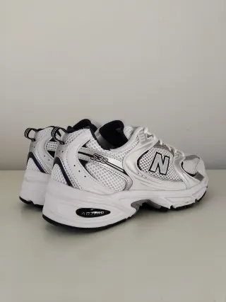 New Balance 530 Bianco Argento Blu