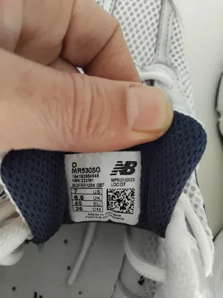 New Balance 530 Bianco Argento Blu