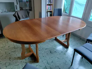 Mesa comedor extensible madera