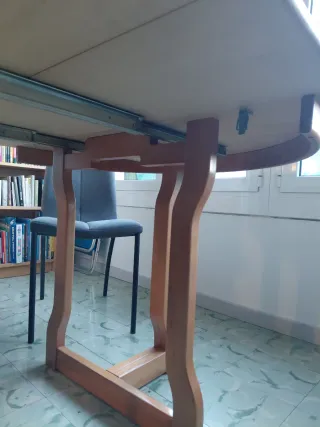 Mesa comedor extensible madera