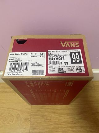 Zapatillas Vans Negras