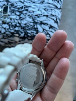 Reloj Hugo Boss Blanco y Plateado