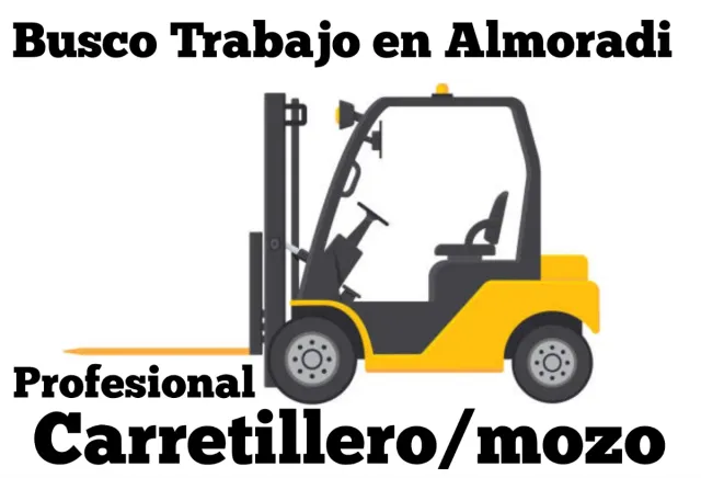 Carretillero mozo busco trabajo en Almoradí