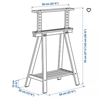 Caballetes MITTBACK IKEA blancos
