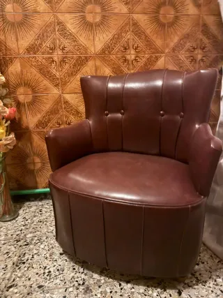 Divano vintage + 2 poltrone singole