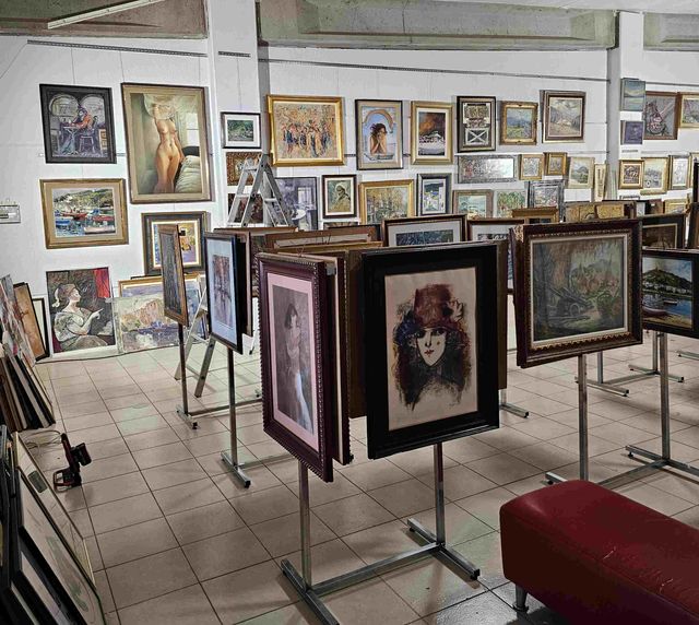 JOSE LUIS FLORIT RODERO MARINA OLEO SOBRE LIENZO