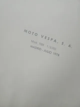 Catálogo Recambios vespino  Vespa