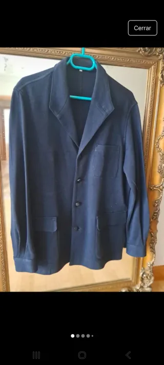 Blazer caballero azul marino