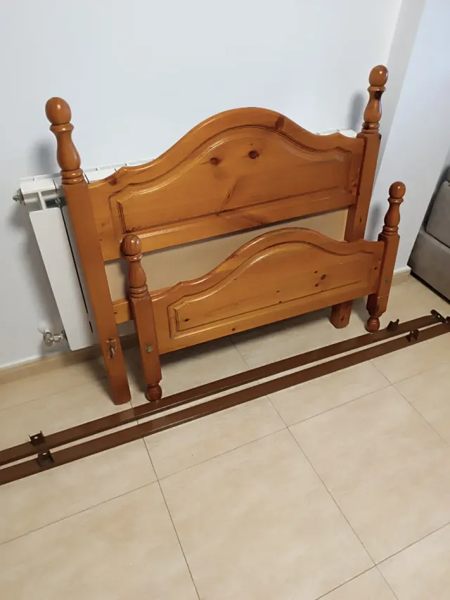 Cama individual madera 90x180