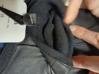 Guantes CRO Piel Negro Talla M