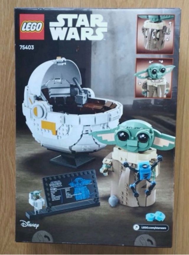 LEGO Star Wars Grogu con Aerocuna 75403