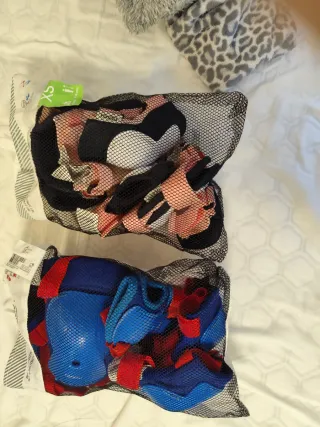 Protecciones Patinaje XS - 2 Sets Completos