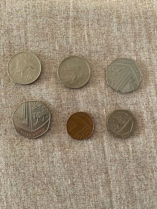6 Monete Inglesi