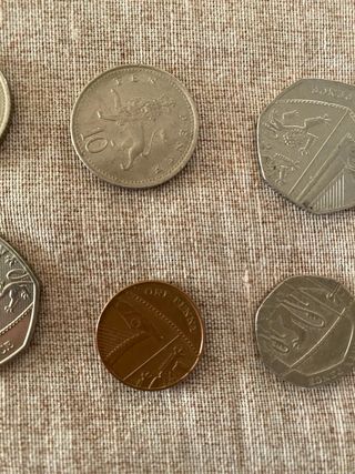 6 Monete Inglesi
