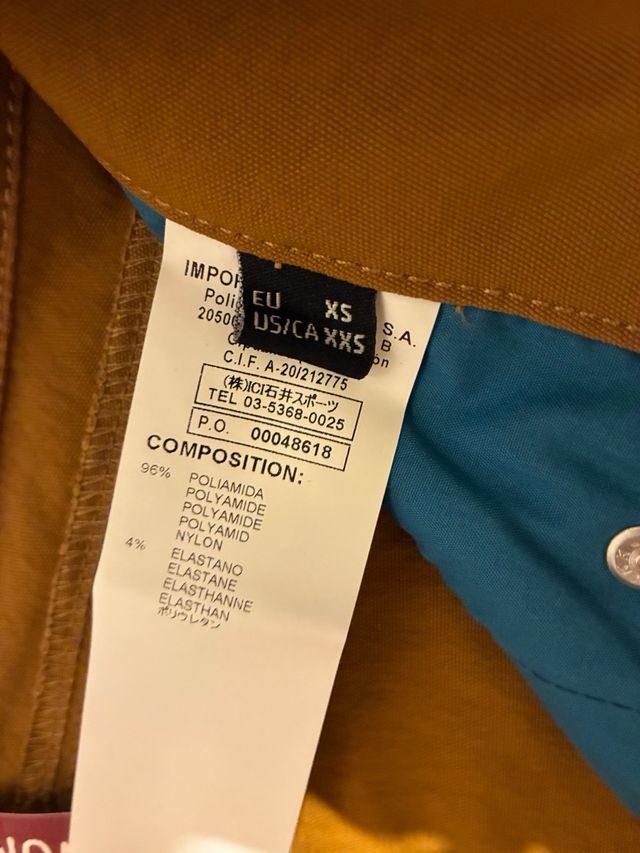 Pantalón Trekking TERNUA sin estrenar Talla XS