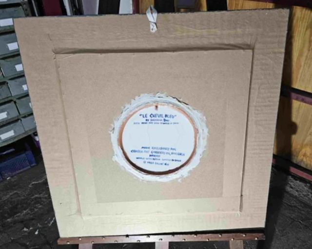 DALI PLATO DE CERAMICA 35 cm ” LE CHEVAL BLEU”