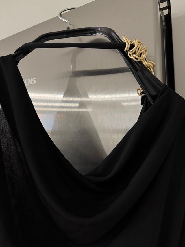 Vestido negro de licra marca Marella T. S