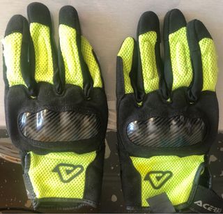 Guantes Moto Acerbis Protección Negro/Verde