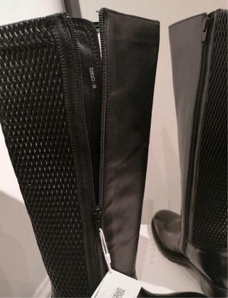 Stivali Geox Pelle Neri Tg 38