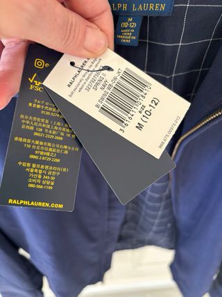 Chaqueta Ralph Lauren Niño Azul