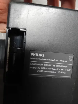 Walkman Philips Voice Activated Nero