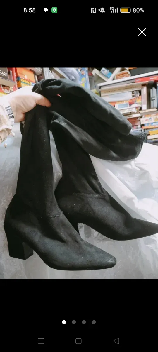 Botas altas corsario talla 39