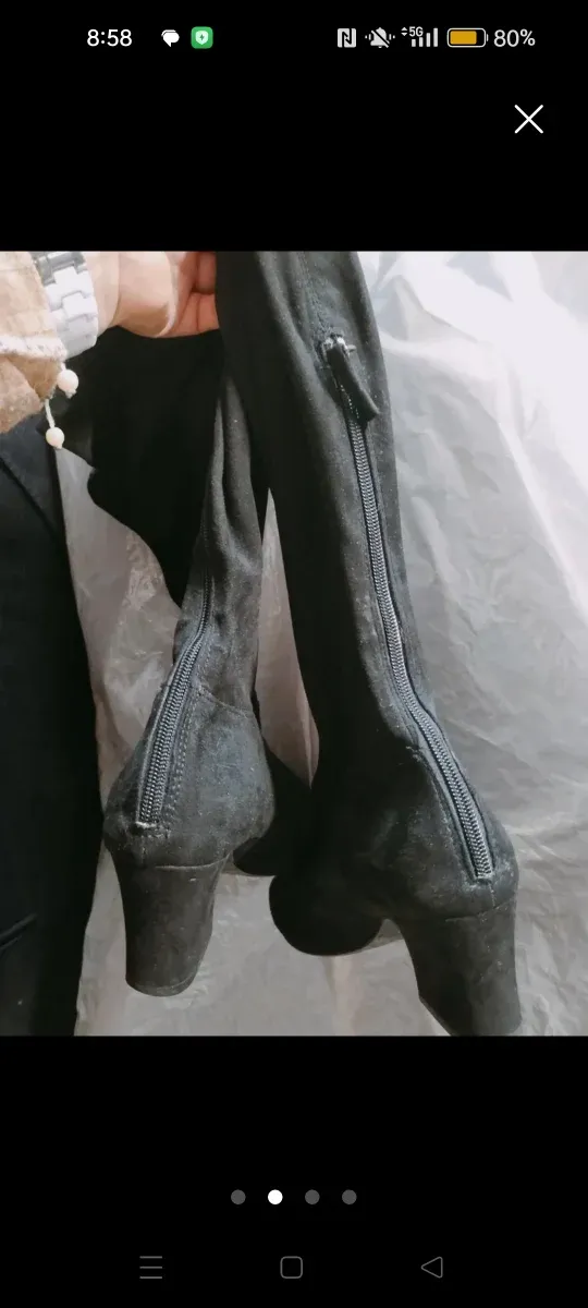 Botas altas corsario talla 39