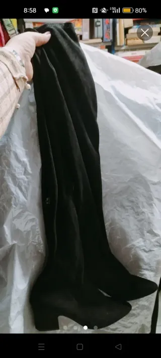 Botas altas corsario talla 39