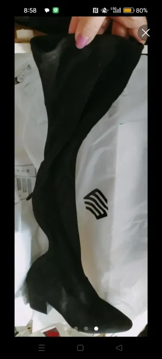 Botas altas corsario talla 39