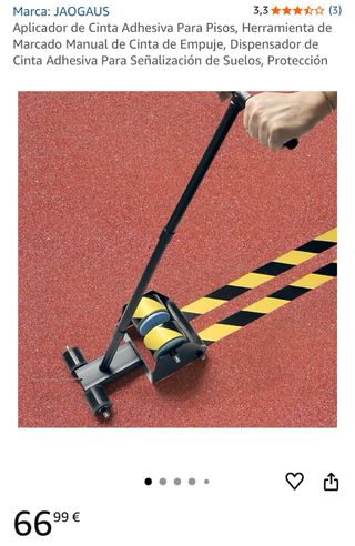 Aplicador de cinta adhesiva para suelos