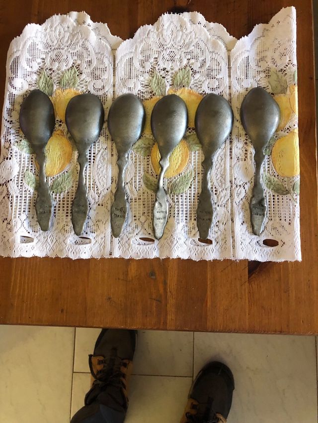 Cucharas victorianas decorativas