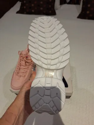 Tenis Rosas y Blancos Nuevos