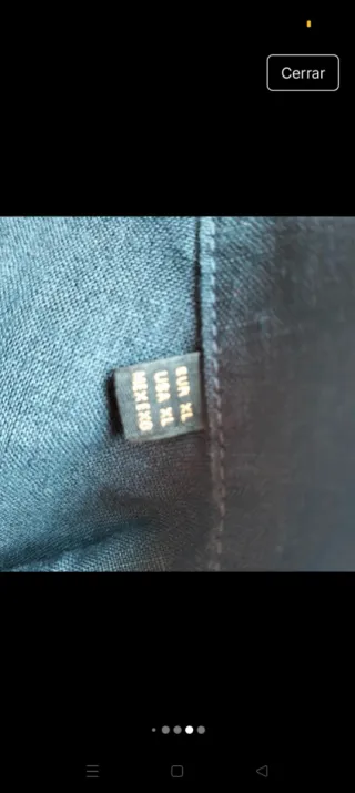 Chaqueta Massimo Dutti Azul Lino