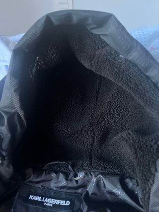 Abrigo Karl Lagerfeld Negro