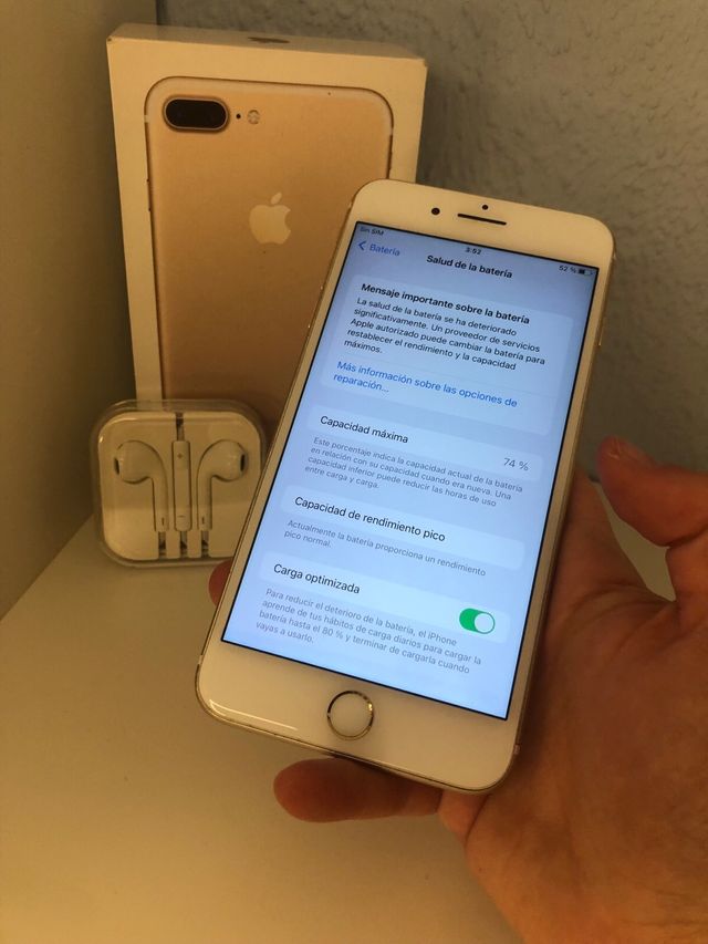 iPhone 7 Plus 128GB Dourado + Fones de Ouvido