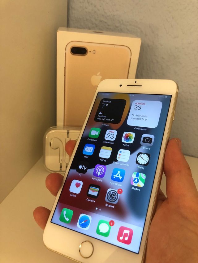 iPhone 7 Plus 128GB Dourado + Fones de Ouvido