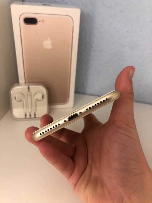 iPhone 7 Plus 128GB Dourado + Fones de Ouvido