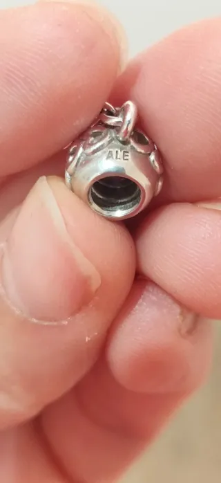 Pandora Cadena de Seguridad Corazones Plata