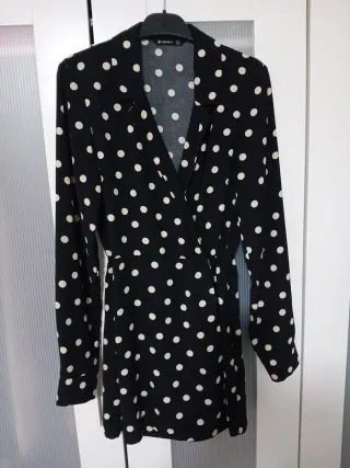 Mono Falda Pantalón Blazer Lunares