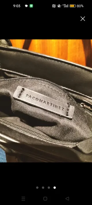 Bolso Paco Martínez Azul y Negro