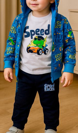 Completo NUOVO 3 pezzi da bambino 12 M / 74 cm